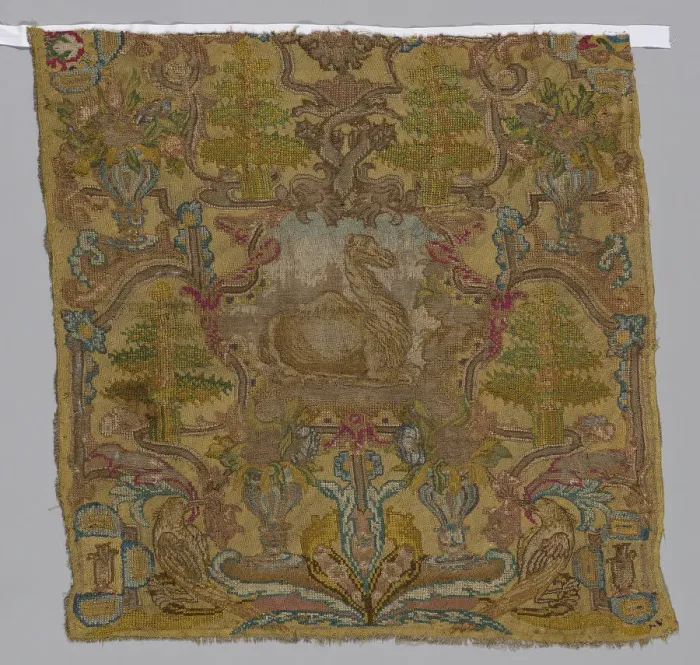 Framed Print : Chair Seat, France, 17th century. Creator: Unknown Framed Print : Chair Seat, France, 17th century. Creator: Unknown