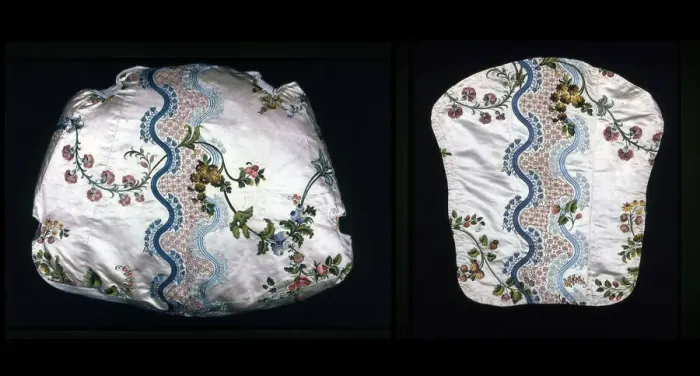Framed Print : Chair Seat and Back Panel, France, 18th century. Creator: Unknown Framed Print : Chair Seat and Back Panel, France, 18th century. Creator: Unknown