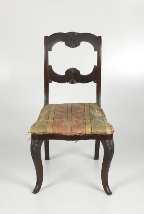 Framed Print : Side chair by Thomas Day, ca. 1850. Creator: Thomas Day Framed Print : Side chair by Thomas Day, ca. 1850. Creator: Thomas Day