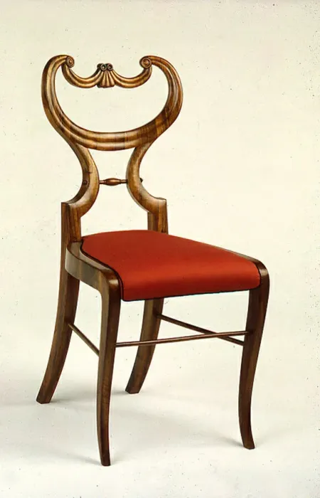 Framed Print : Side Chair, Vienna, c. 1830. Creator: Unknown Framed Print : Side Chair, Vienna, c. 1830. Creator: Unknown