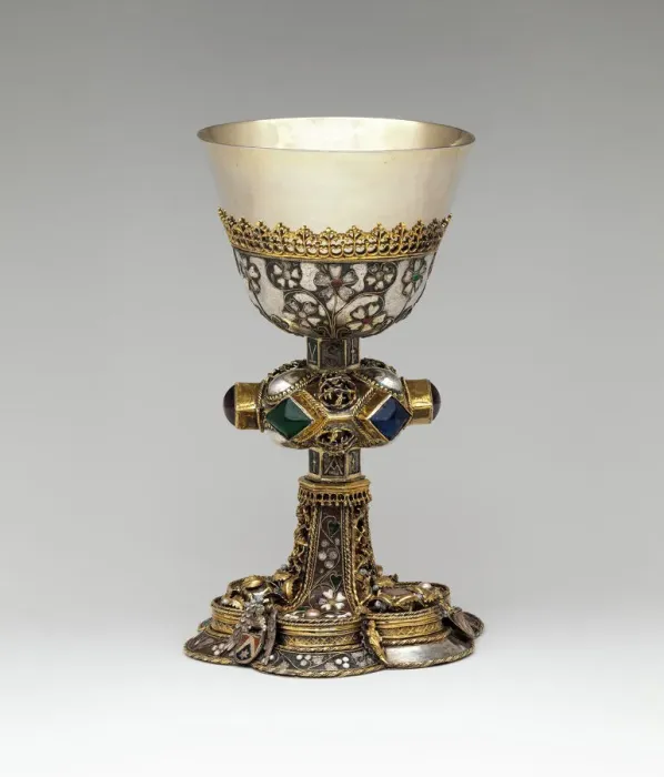 Framed Print : Chalice, Central European, mid-15th century. Creator: Unknown Framed Print : Chalice, Central European, mid-15th century. Creator: Unknown