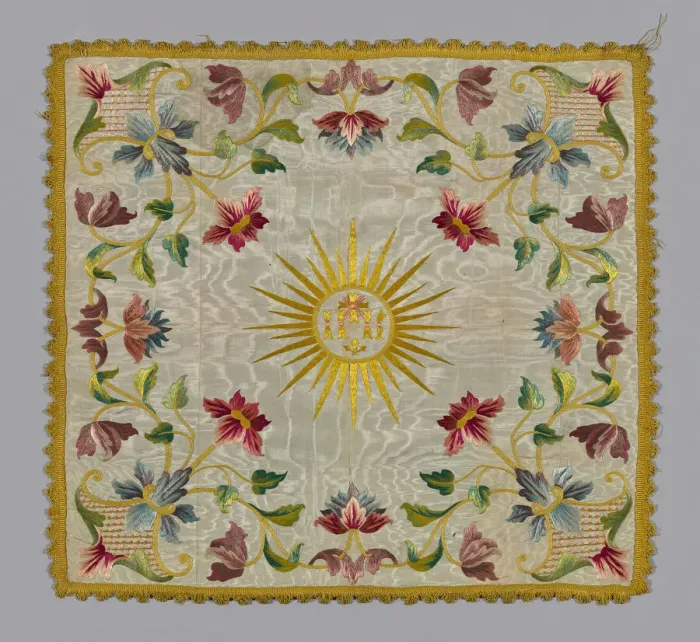 Framed Print : Chalice Cover, Italy, 19th century. Creator: Unknown Framed Print : Chalice Cover, Italy, 19th century. Creator: Unknown