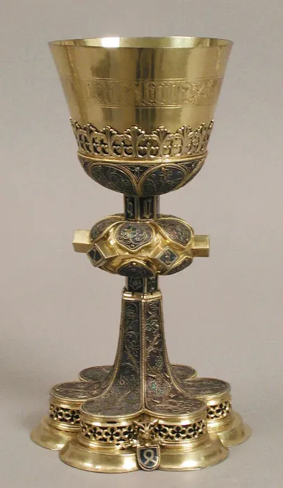 Framed Print : Chalice, Hungarian, ca. 1460-80. Creator: Unknown Framed Print : Chalice, Hungarian, ca. 1460-80. Creator: Unknown