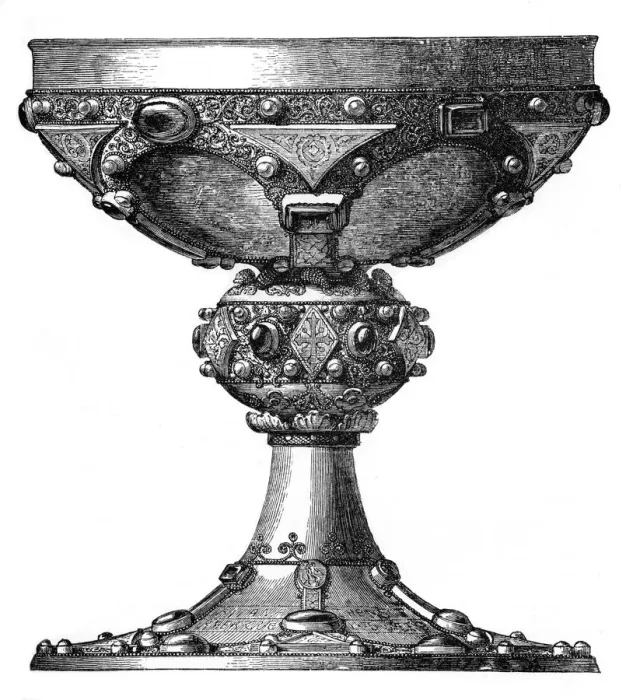 Framed Print : Chalice, said to be of Saint-Remy, (1870) Framed Print : Chalice, said to be of Saint-Remy, (1870)