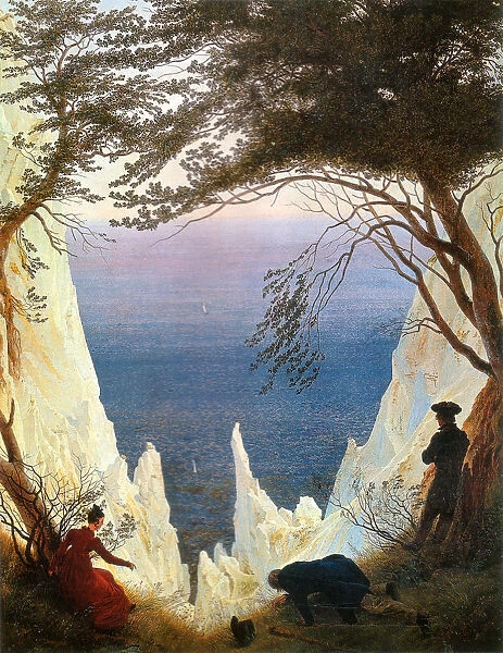 Chalk Cliffs on Rugen. Artist: Friedrich, Caspar David (1774-1840)