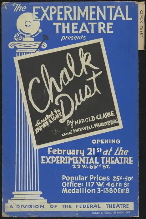 Framed Print : Chalk Dust, New York, [1936]. Creator: Unknown