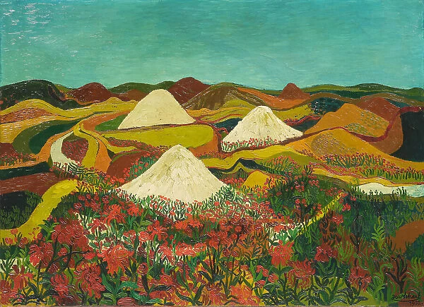 Chalk mountains, 1932. Creator: Scharl, Josef (1896-1954)