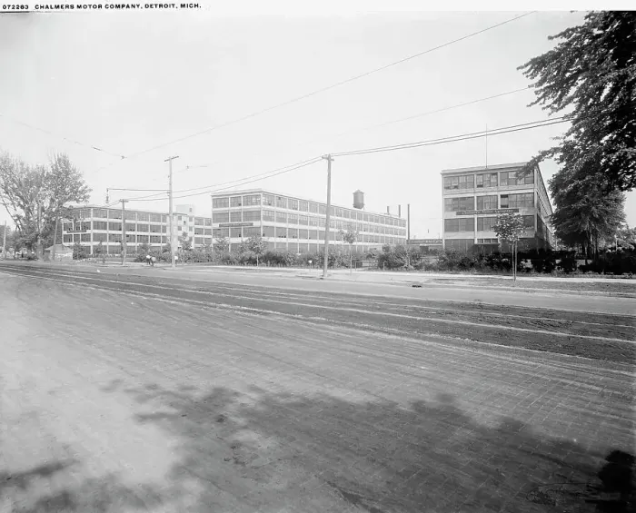 Framed Print : Chalmers Motor Company, Detroit, Mich. between 1908 and 1920. Creator: Unknown Framed Print : Chalmers Motor Company, Detroit, Mich. between 1908 and 1920. Creator: Unknown