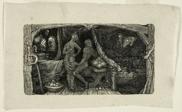 Framed Print : The Chamber Idyl, n.d. Creator: Edward Calvert Framed Print : The Chamber Idyl, n.d. Creator: Edward Calvert