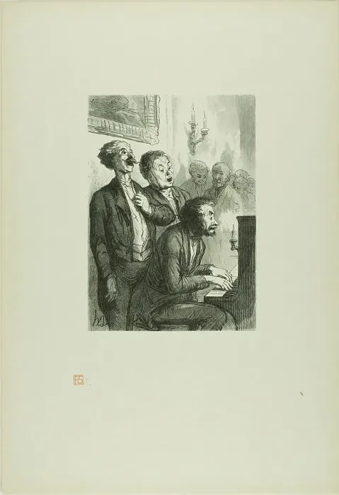 Framed Print : The Chamber Musicians, 1862, printed 1920. Creator: Charles Maurand Framed Print : The Chamber Musicians, 1862, printed 1920. Creator: Charles Maurand