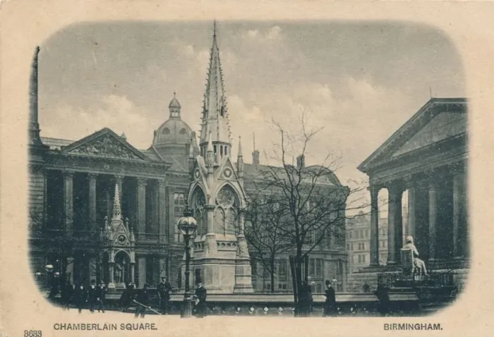 Framed Print : Chamberlain Square, Birmingham, c1905 Framed Print : Chamberlain Square, Birmingham, c1905