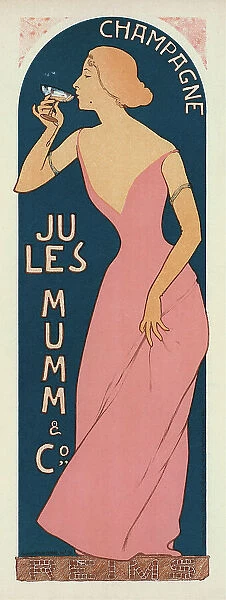 Champagne Jules Mumm, 1898. Creator: Réalier-Dumas, Maurice (1860-1928)