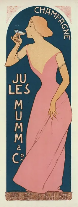 Framed Print : Champagne Jules Mumm, 1898. Creator: Réalier-Dumas, Maurice (1860-1928) Framed Print : Champagne Jules Mumm, 1898. Creator: Réalier-Dumas, Maurice (1860-1928)