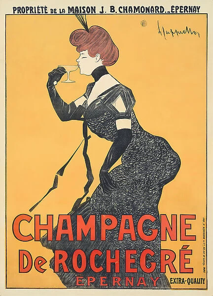 Champagne De Rochegre, 1900s. Creator: Cappiello, Leonetto (1875-1942)