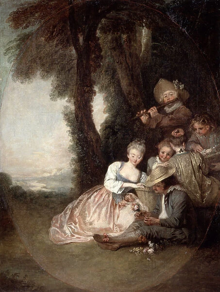 Champetre Concert, 1715. Artist: Jean-Antoine Watteau