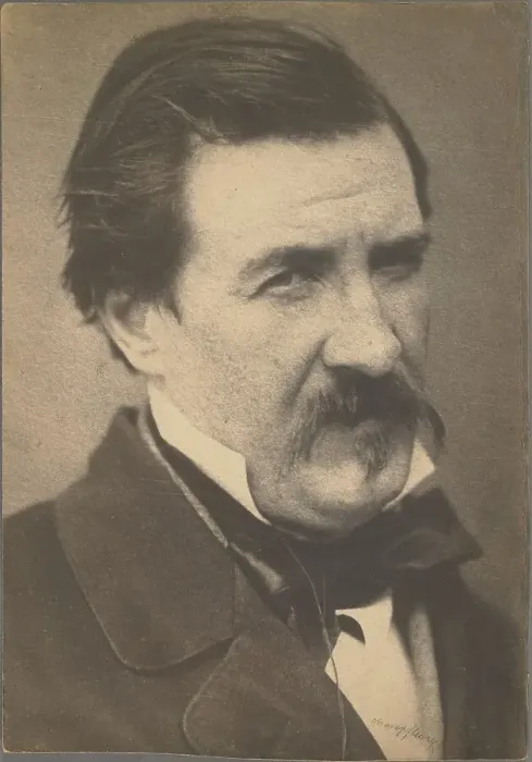 Framed Print : Champfleury Jules-Francois Husson, negative about 1855-1859; print about 1874. Creator: Nadar Framed Print : Champfleury Jules-Francois Husson, negative about 1855-1859; print about 1874. Creator: Nadar