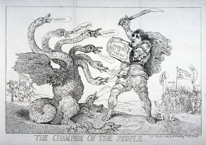Framed Print : The champion of the people, 1784. Artist Framed Print : The champion of the people, 1784. Artist