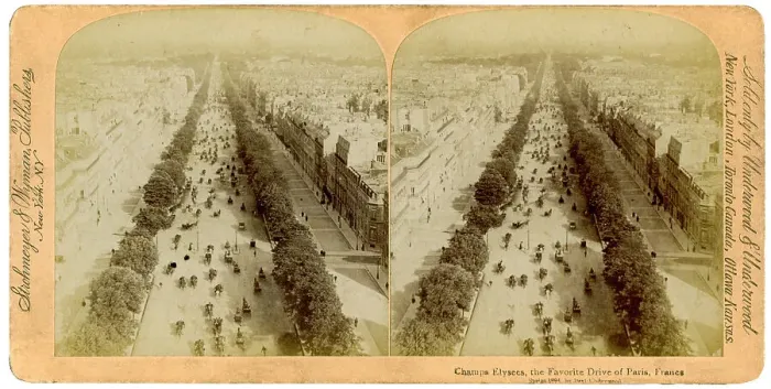 Framed Print : The Champs Elysees, Paris, France, 1894. Artist: Underwood & Underwood Framed Print : The Champs Elysees, Paris, France, 1894. Artist: Underwood & Underwood
