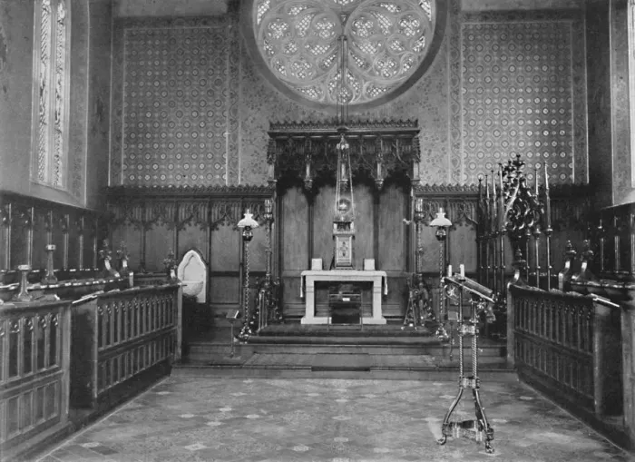 Framed Print : The Chancel, Catholic Apostolic Church, Albury Park, 1904 Framed Print : The Chancel, Catholic Apostolic Church, Albury Park, 1904