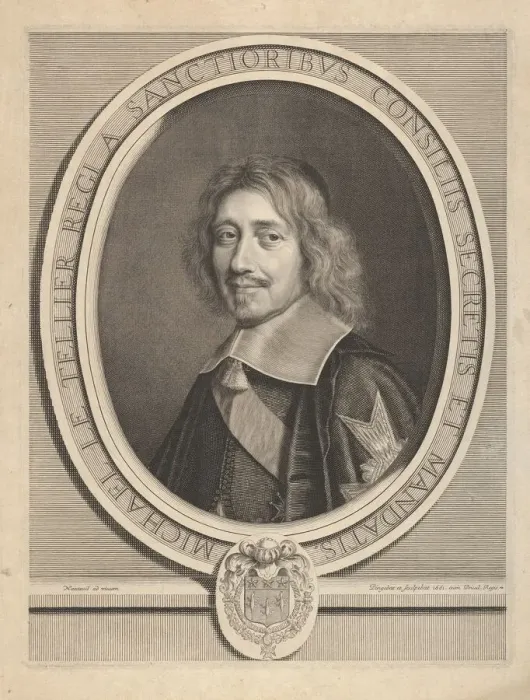 Framed Print : Chancelier Michel IV Le Tellier, ca. 1661. Creator: Robert Nanteuil Framed Print : Chancelier Michel IV Le Tellier, ca. 1661. Creator: Robert Nanteuil