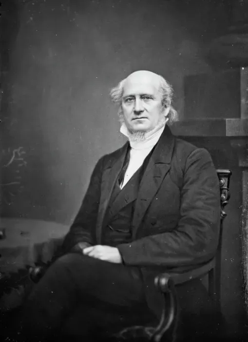 Framed Print : Chancellor Isaac Ferris, between 1855 and 1865. Creator: Unknown Framed Print : Chancellor Isaac Ferris, between 1855 and 1865. Creator: Unknown