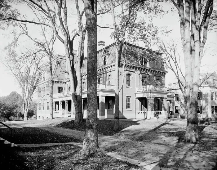 Framed Print : Chandler Building, Dartmouth College, ca 1900. Creator: Unknown Framed Print : Chandler Building, Dartmouth College, ca 1900. Creator: Unknown