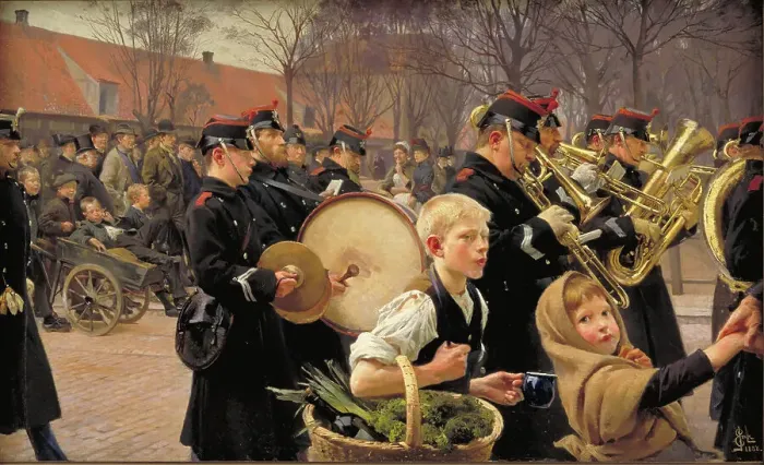 Framed Print : Changing of the Guard, 1888. Creator: Erik Henningsen Framed Print : Changing of the Guard, 1888. Creator: Erik Henningsen