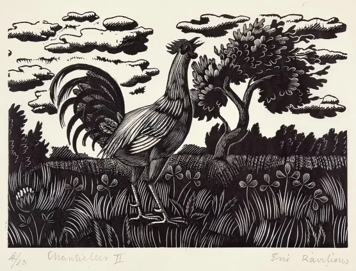 Framed Print : Chanticleer II, c1931. Creator: Eric Ravilious Framed Print : Chanticleer II, c1931. Creator: Eric Ravilious