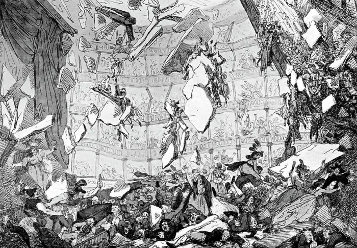 Framed Print : Chaos is Come Again... 1791 Framed Print : Chaos is Come Again... 1791