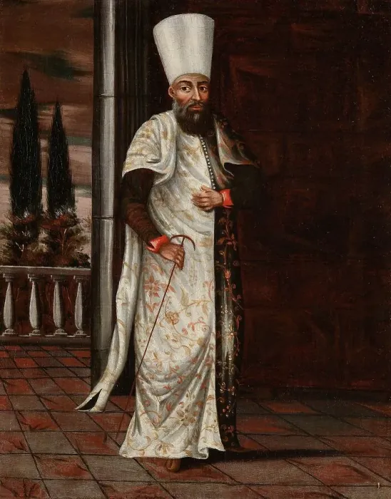 Framed Print : The Chaous Bachi, 1700-1737. Creator: Workshop of Jean Baptiste Vanmour Framed Print : The Chaous Bachi, 1700-1737. Creator: Workshop of Jean Baptiste Vanmour