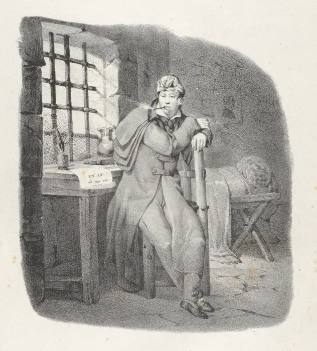 Framed Print : Chap. XIII: Ste. Pelagie! charmant sejour! (Sainte-Pelagie Prison Framed Print : Chap. XIII: Ste. Pelagie! charmant sejour! (Sainte-Pelagie Prison