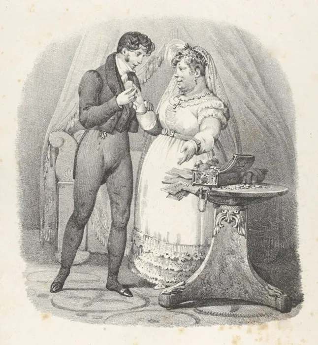 Framed Print : Chap. XVII: Il faut faire une Fin! Je lepouse (It must end! I am married), 1824 Framed Print : Chap. XVII: Il faut faire une Fin! Je lepouse (It must end! I am married), 1824