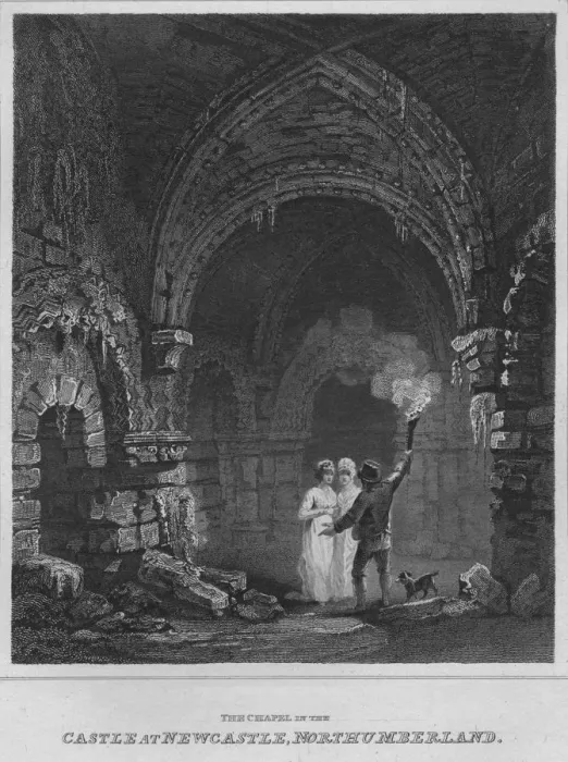 Framed Print : The Chapel in the Castle at Newcastle, Northumberland, 1814. Artist: John Greig