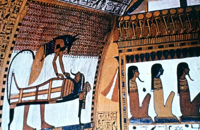 Framed Print : Chapel Interior, Anubis, Thebes, Egypt Framed Print : Chapel Interior, Anubis, Thebes, Egypt