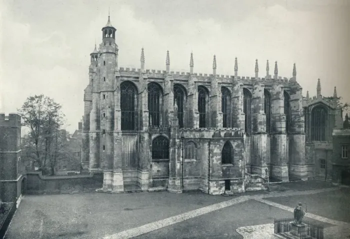Framed Print : The Chapel, from the Roof of Long Chamber, 1926 Framed Print : The Chapel, from the Roof of Long Chamber, 1926