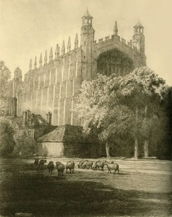 Framed Print : The Chapel from the South East, 1911. Creator: Unknown Framed Print : The Chapel from the South East, 1911. Creator: Unknown