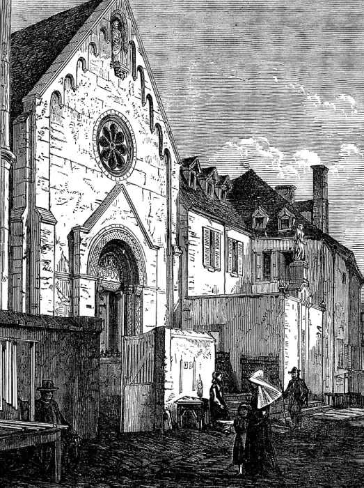 Framed Print : Chapel of the Visitation of Marguerite Marie Alacoque, 1873. Creator: Unknown Framed Print : Chapel of the Visitation of Marguerite Marie Alacoque, 1873. Creator: Unknown