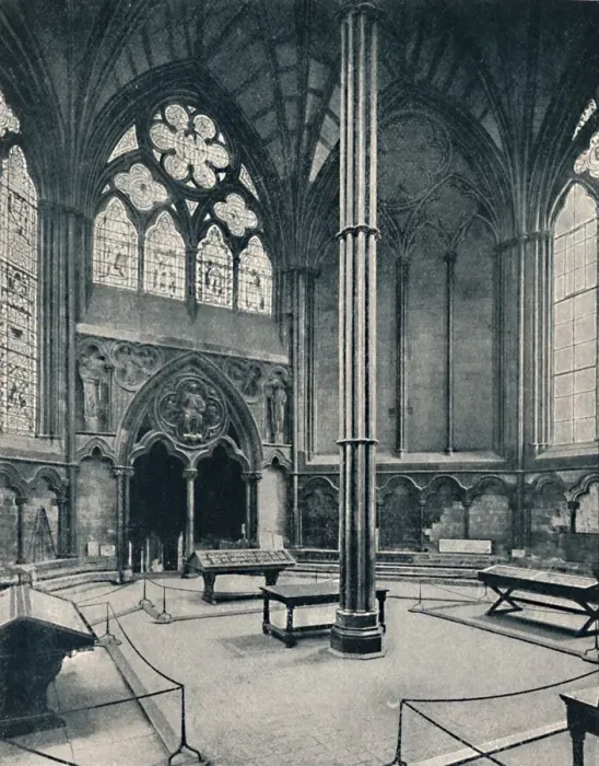 Framed Print : The Chapter-House, Westminster, 1902 Framed Print : The Chapter-House, Westminster, 1902