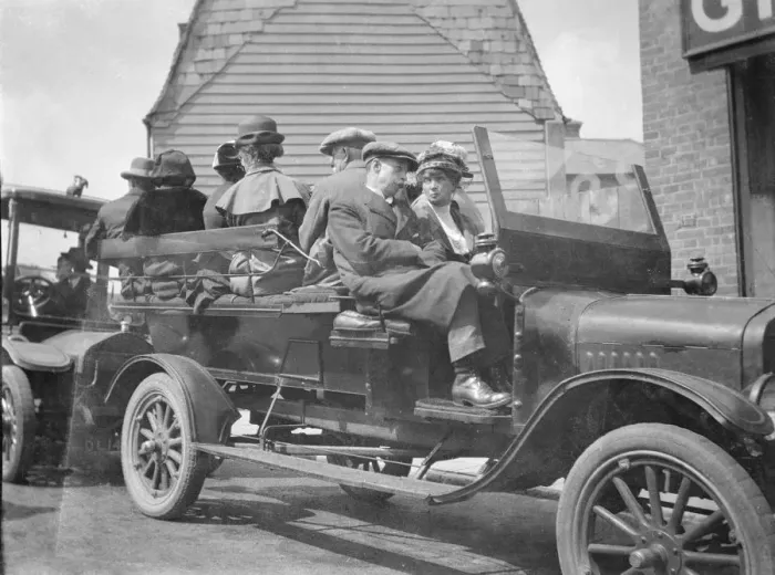 Framed Print : Charabanc, c1935. Creator: Kirk & Sons of Cowes