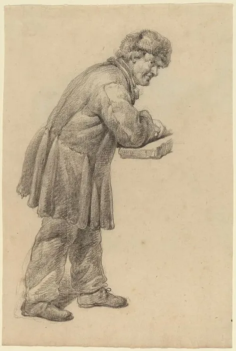 Framed Print : Character Study, 1820s. Creator: Charles Wesley Jarvis Framed Print : Character Study, 1820s. Creator: Charles Wesley Jarvis