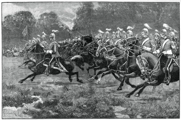 Framed Print : Charge of the 5th and 7th Dragoon Guards, review in Windsor Park, 1900 Framed Print : Charge of the 5th and 7th Dragoon Guards, review in Windsor Park, 1900