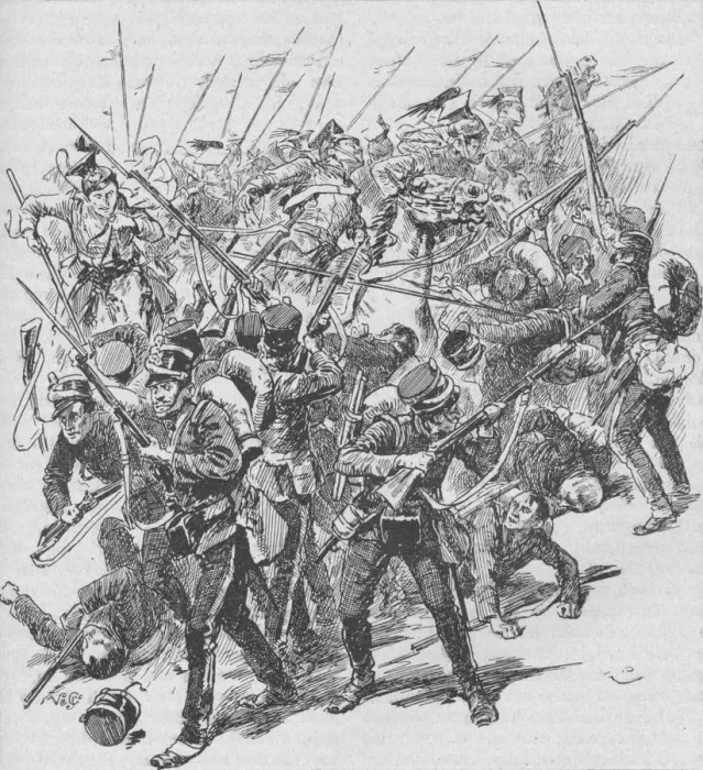 Framed Print : The Charge of the Austrian Lancers, 1902 Framed Print : The Charge of the Austrian Lancers, 1902