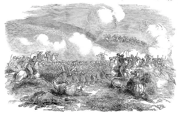 Charge of the Chasseurs d'Afrique, October 25, 1854. Creator: Unknown