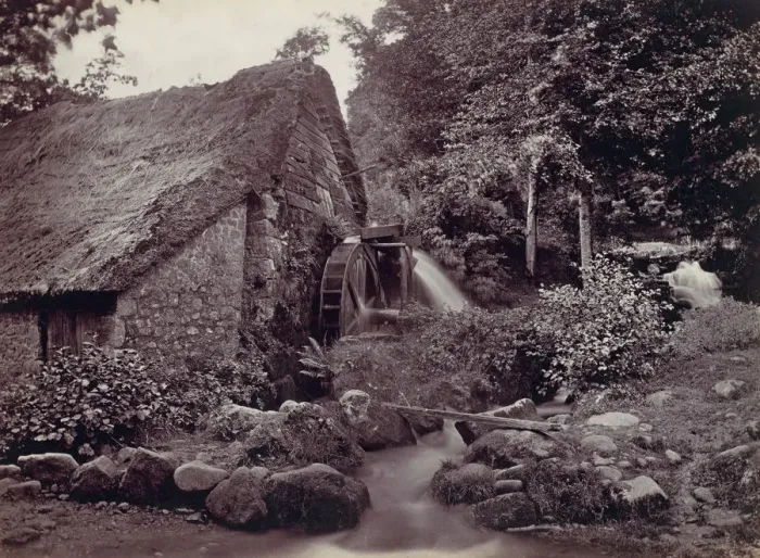 Framed Print : Chargford, Holy S. Mill, 1870s. Creator: Francis Bedford Framed Print : Chargford, Holy S. Mill, 1870s. Creator: Francis Bedford