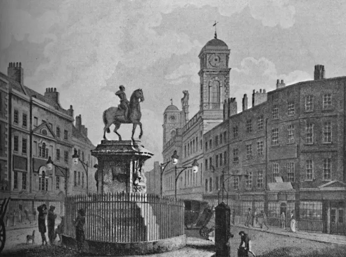 Framed Print : Charing Cross and Northumberland House, 1907