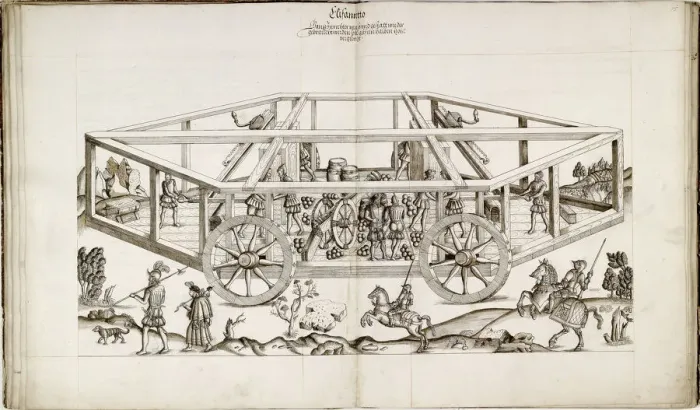 Framed Print : Chariot. From Genetto by Berthold Holzschuher, 1558 Framed Print : Chariot. From Genetto by Berthold Holzschuher, 1558