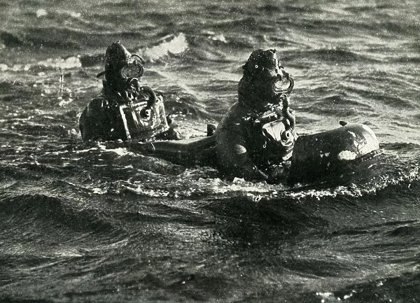 Chariot manned torpedo, World War II, 1945. Creator: Unknown