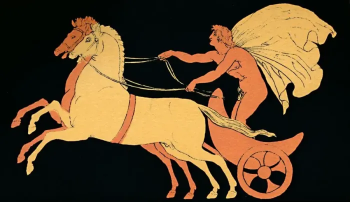 Framed Print : Chariot Race, 1880. Artist: Antique Framed Print : Chariot Race, 1880. Artist: Antique