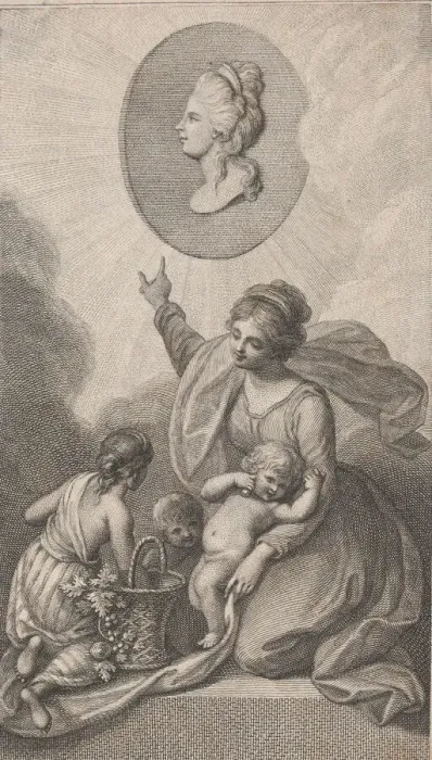 Framed Print : Charity, from L Amico di fanciulli (Childrens Friend), 1788 Framed Print : Charity, from L Amico di fanciulli (Childrens Friend), 1788