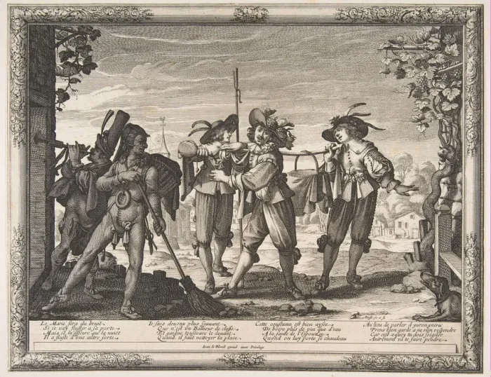 Framed Print : Charivari, ca. 1633. Creator: Abraham Bosse Framed Print : Charivari, ca. 1633. Creator: Abraham Bosse